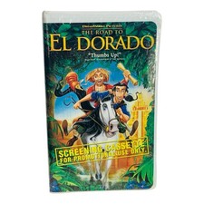 The Road To El Dorado VHS RARE Promotional Sc...