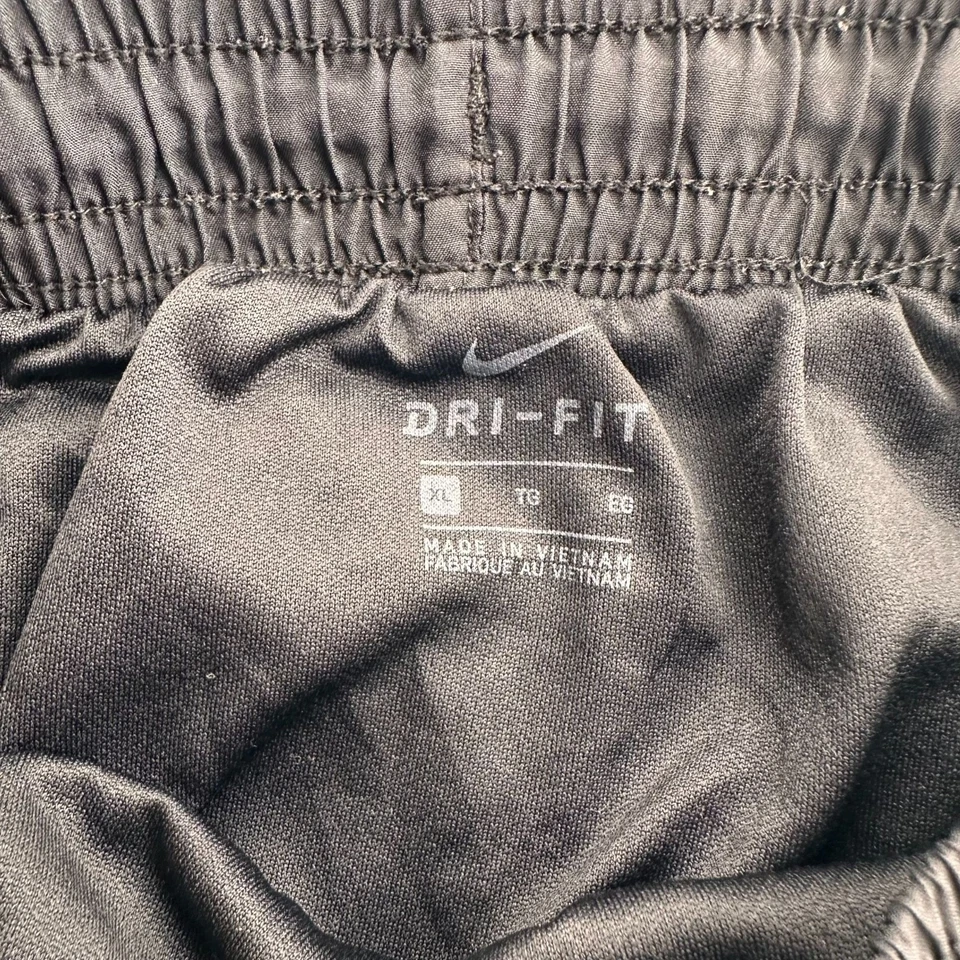 Nike Youth Dri-Fit Black Athletic Shorts Size XL Lightweight Breathable Sports - Image 2 of 4