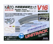 KATO 20-876 Unitrack V16 Outer Double Track Set R480/447 New JDM