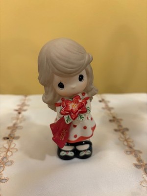Vintage Precious Moments   Wishing You A Beautiful Christmas Figurine 2016
