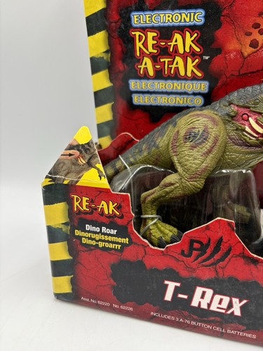BRAND NEW Vintage Hasbro 2000 Jurassic Park 3 III T-Rex Electronic Re-Ak A-Tak - Picture 4 of 13