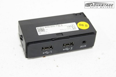 2017-2019 AUDI Q7 QUATTRO CENTER CONSOLE USB PORT AUX JACK MEDIA HUB OEM
