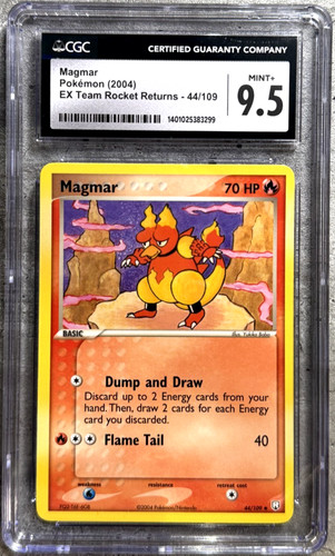 Magmar graded CGC 9.5 for sale on eBay