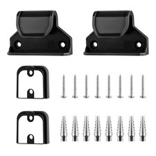 Retractable Baby Gate Replacement Parts Kit Kit- Black, Gray