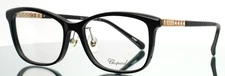CHOPARD VCHD10J 0700 Black Womens Semi Cat Eye Eyeglasses 53-16-140 B:39