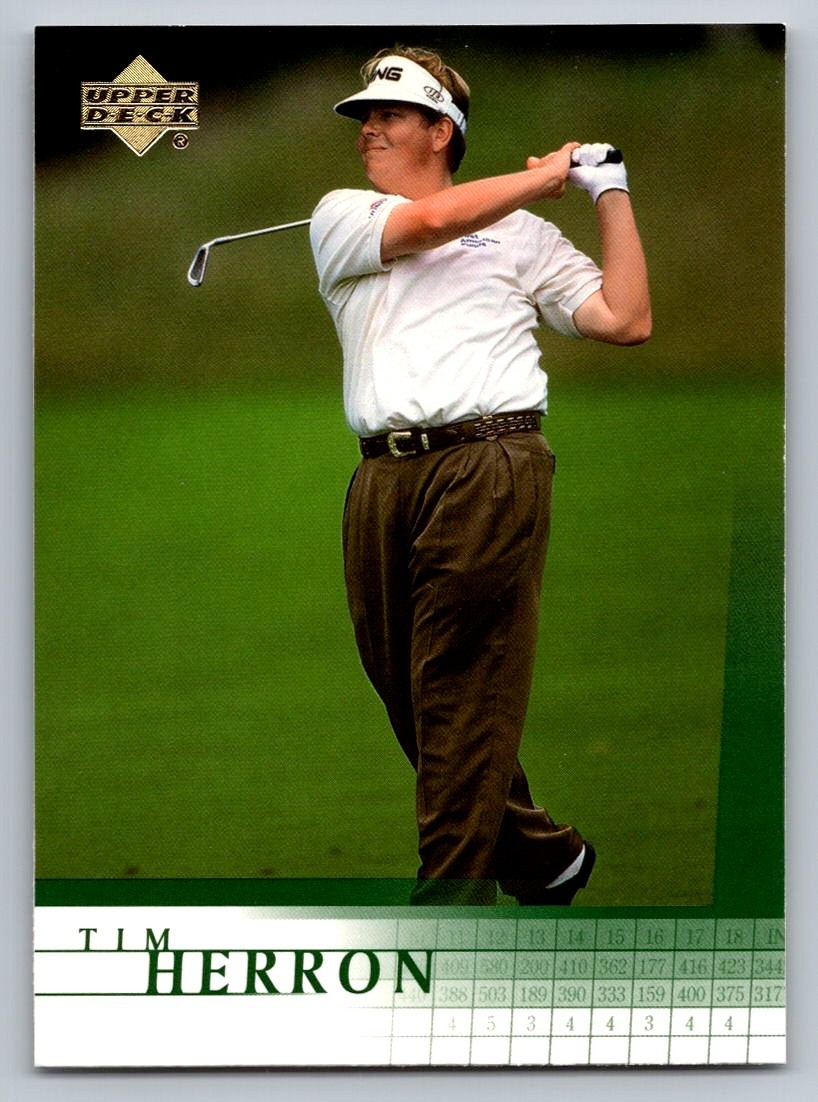 2001 UPPER DECK GOLF CARD #6 TIM HERRON