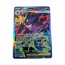 Pokémon TCG Mega Gengar EX 284/217 XY Secret Holo Full Art EN 2016 KP 350 Fake