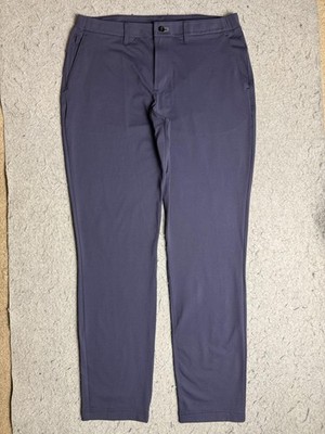 Public Rec Chino Pants Mens 36x34 Blue Slim Stretch Nylon Travel Microfiber