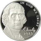 2023 S Jefferson Nickel Proof 5c Coin Collectible