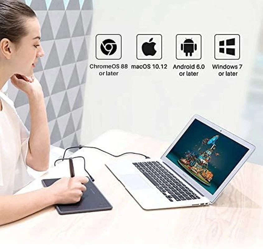 HUION Inspiroy H430P OSU Tablet De Dibujo, Con Tableta Gráfica De 4,8 X 3 Pulgad - Imagen 3 de 4