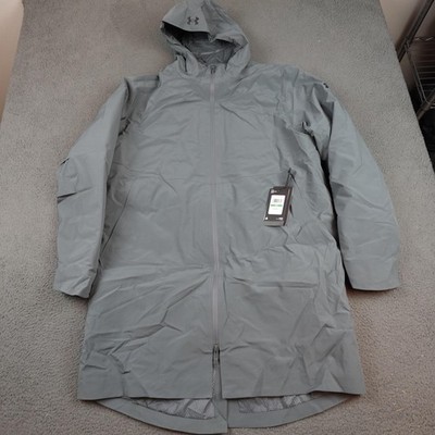 Under Armour Jacket Mens Large Gray UA Storm CGI Down 3-in-1 Hooded Parka Coat