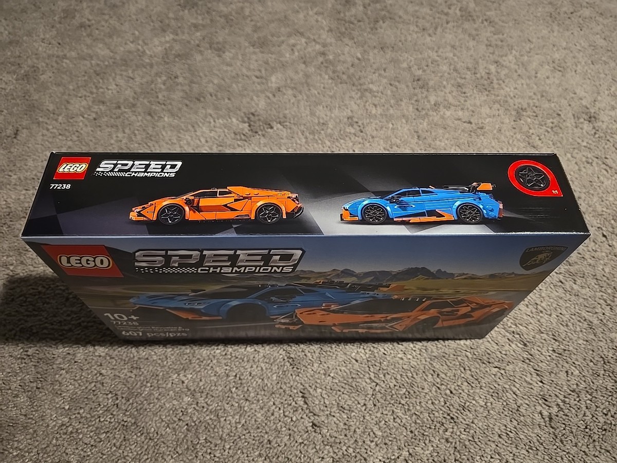 LEGO Speed Champions 77238 Lamborghini Revuelto & Huracán STO in