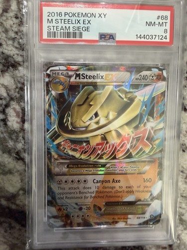 M Steelix-EX graded PSA 8 for sale on eBay