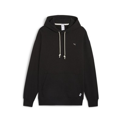 PUMA Made With Quality Pullover Hoodie Mens Black Casual Outerwear 62401101