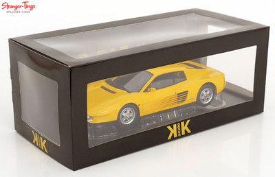 KK Scale Ferrari Testarossa 1986 Yellow 1:18
