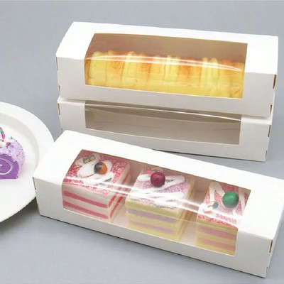 Kuchenbox Verpackung Gebäckbox Karton mit Sichtfenster lebensmittelecht 20-40er