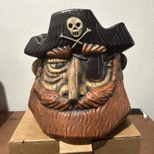Captain Red Rumbeard Tiki Mug Broken Compass by Tiki Tony 4.75" Tall New
