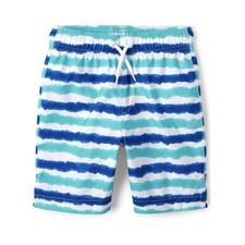 The Children s Place Blue Striped Swim Trunks Boys Size XXL 16 Navy Narrows