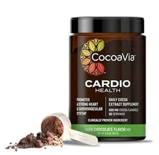 Cocoavia Cardio Health Cocoa Powder 30 Servings 500Mg Cocoa Flavanols 30 Serving