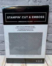 Stampin Up METAL PLATE 3D EMBOSSING FOLDER Background  Fathers Day, Dad