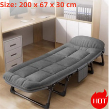 Camping Cot Heavy-Duty Portable Camping Bed Folding Sleeping Bed with Mattress
