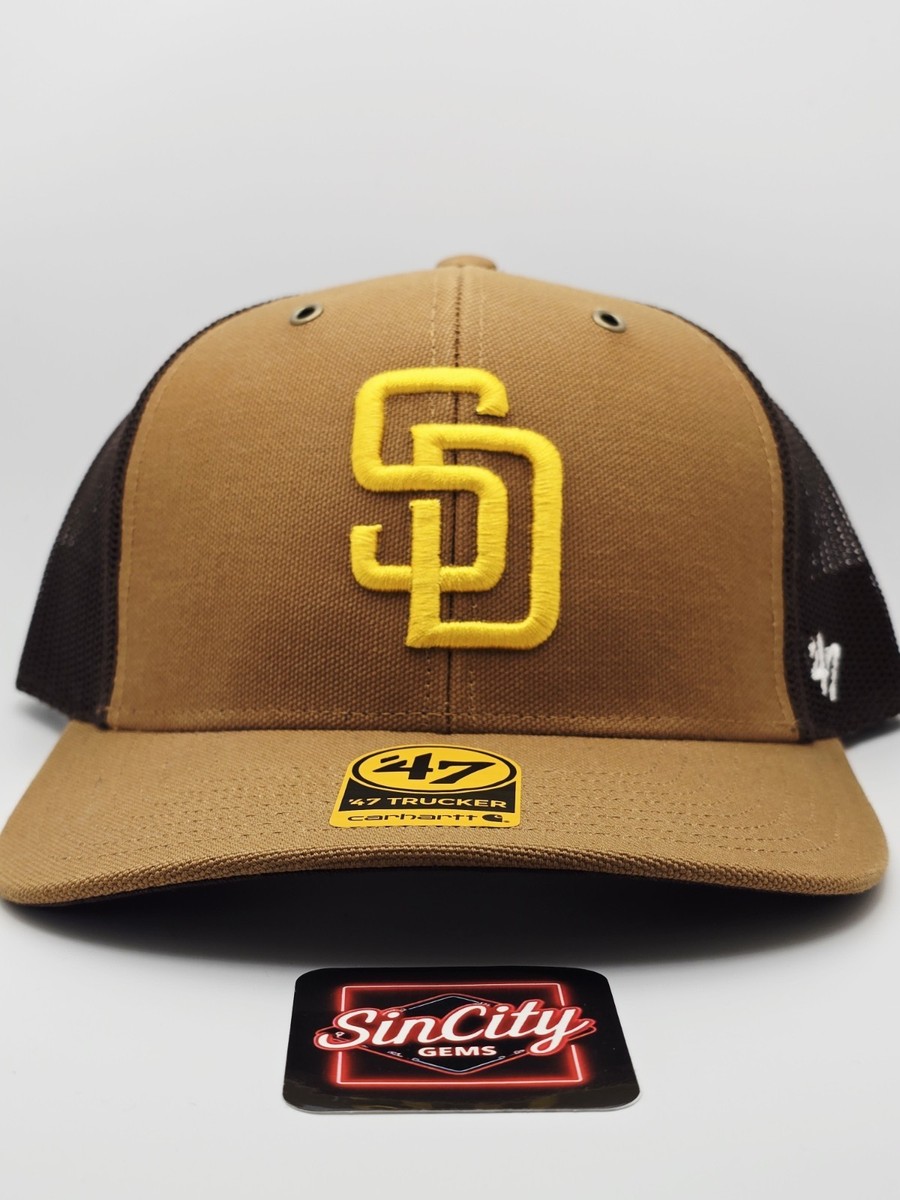 San Diego Padres Carhartt '47 Trucker Adjustable Snapback Hat Cap