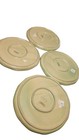 Vietri Forma Leaf Sm Round Platter Set of 4 Leaf 12.5 in. Italy  — photo 6