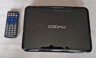 Cooau CU 101 Portable DVD Player Black 10.5" Swivel Screen Rechargeable Battery