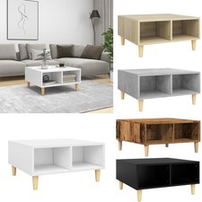 vidaXL Couchtisch Grau 60x60x30 cm Holzwerkstoff