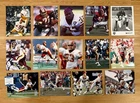 Lot of 14 Washington Redskins Signed Autographed 8X10 Photographs NFL - 1