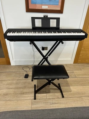 Yamaha P45B Weighted Action Digital Piano, 88 Key - Black