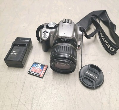 CANON EOS Rebel XT 8 MP Digital SLR Camera 18-55mm Lens Tested & Working