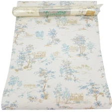 Scenic Cottagecore Vintage Wallpaper Norwall Signature Pre-pasted 2 x 57sqft