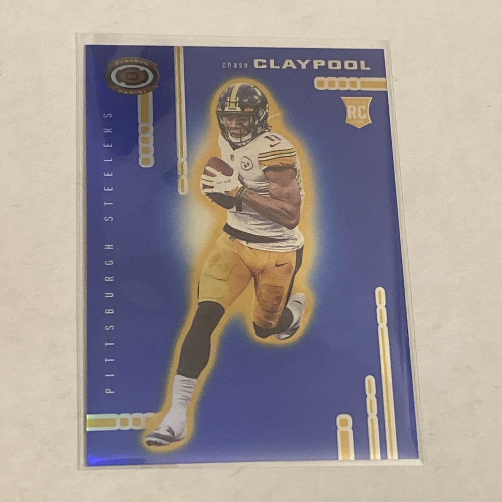 Chase Claypool Panini Chronicles Dynagon Rookies #D13 Blue