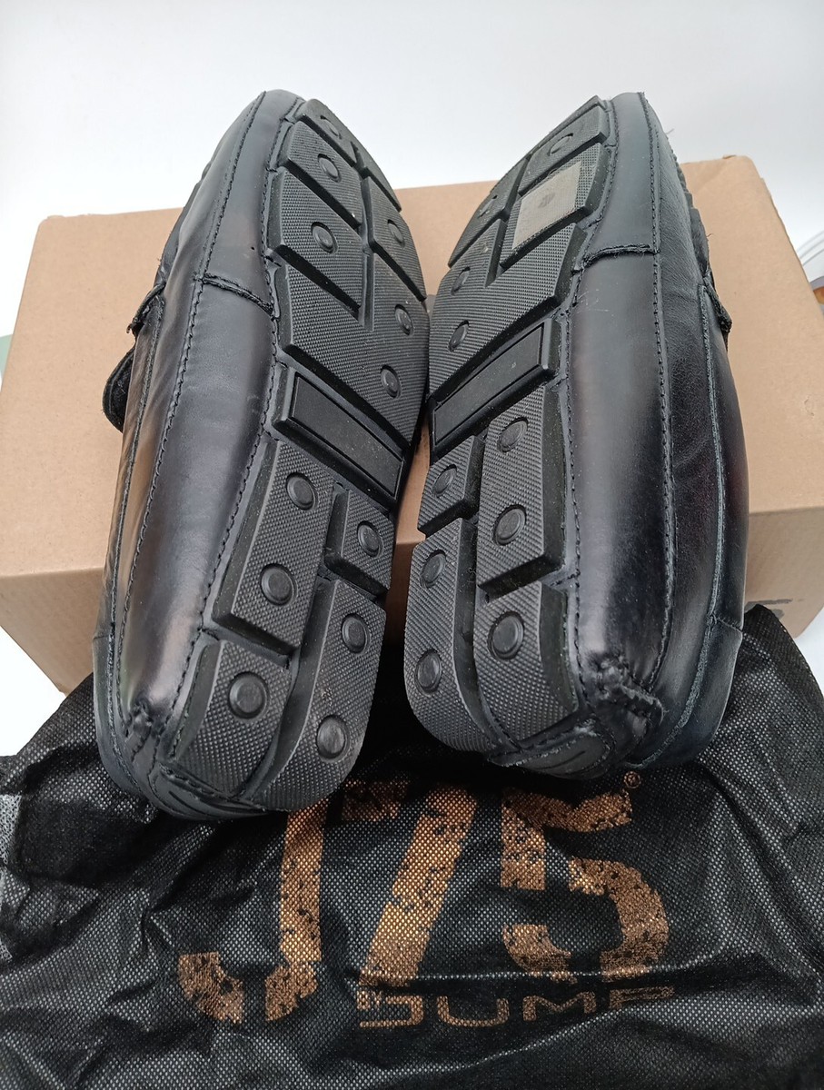 J75 Jump PONCE Black Leather Non-Skid Loafer Driving Shoe  display picture 2
