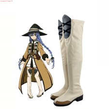Mushoku Tensei: Jobless Reincarnation Roxy Migurdia Cosplay Boots PU Props Shoes