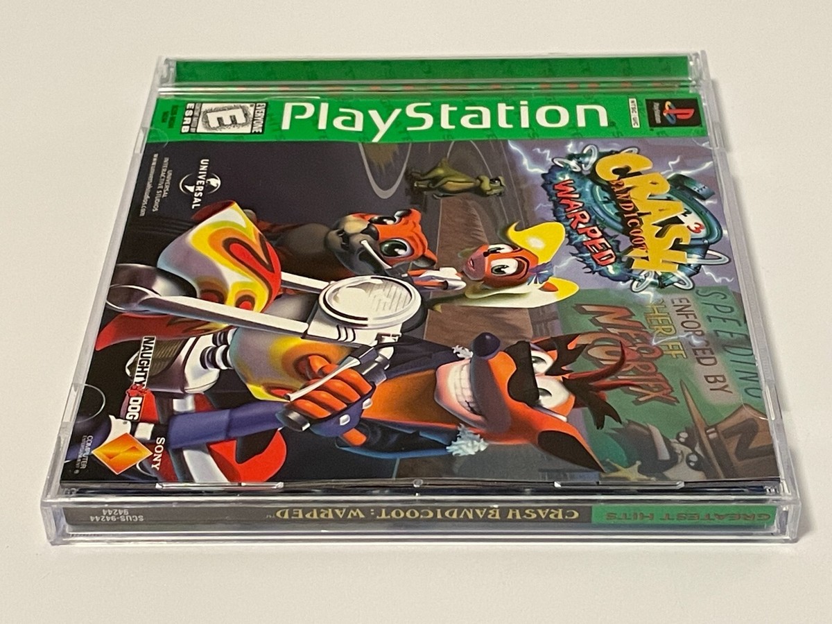 Jeu PS1 Crash Bandicoot 3 Warped - Version PAL EUR Complète (CIB) En Très Bon état, Rétro Gaming