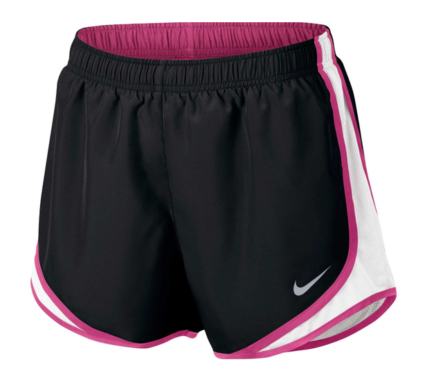 nike women's dry tempo shorts orange 