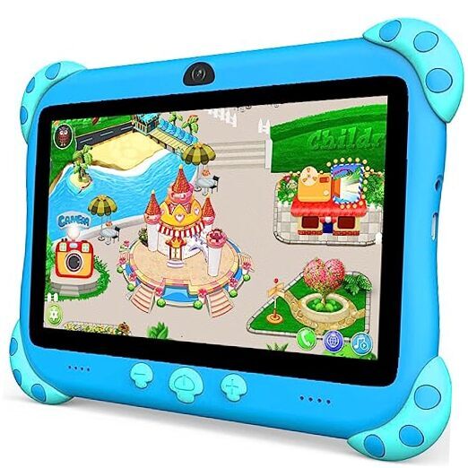 Kids Tablet 7 inch Toddler Tablet for Kids WiFi Kids Tablets 32G Android Green