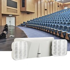 Spectsun 4 Packs White Led Exit Light Combo w...