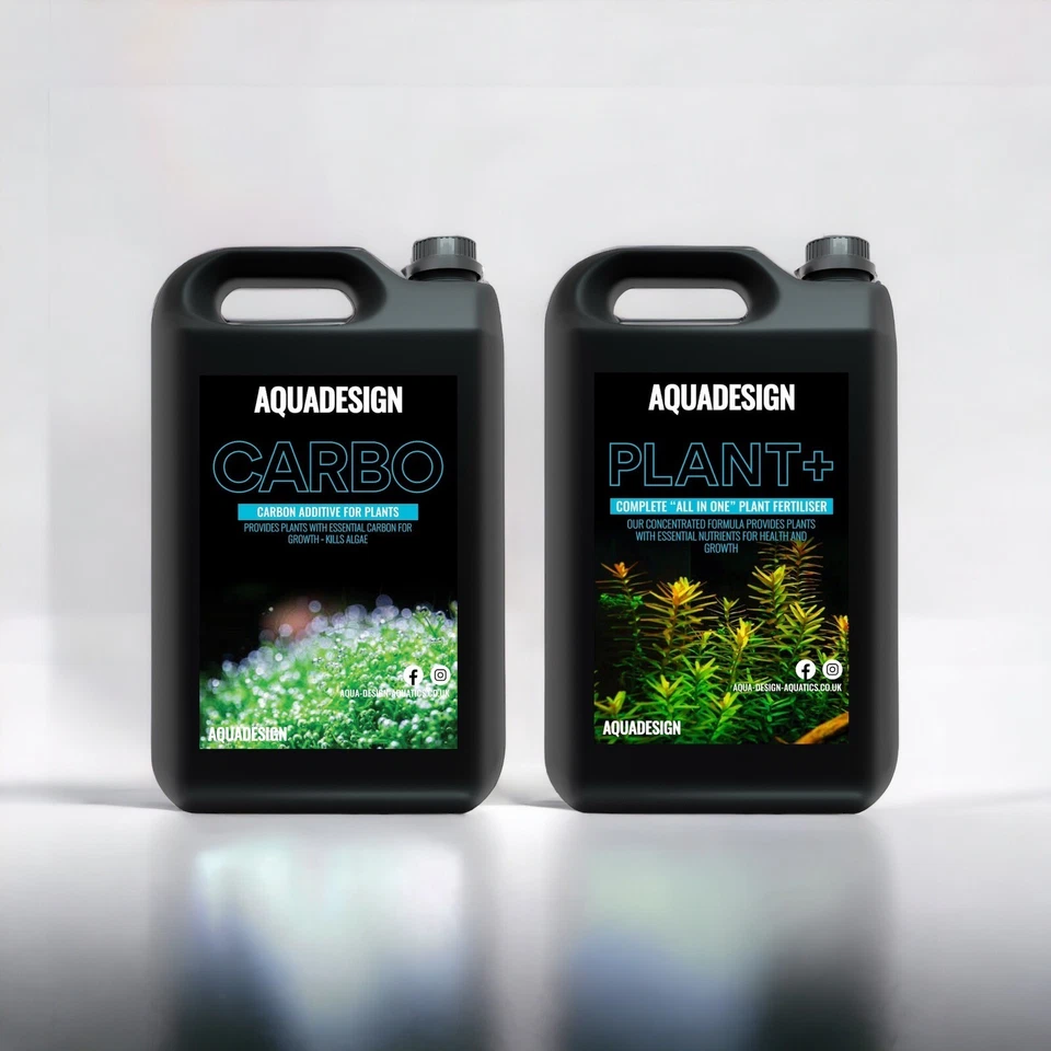 AQUA DESIGN AquaDesign PLANT+ 5000ML & CARBO 5000ML Aquarium Live Plant Fertiliser System