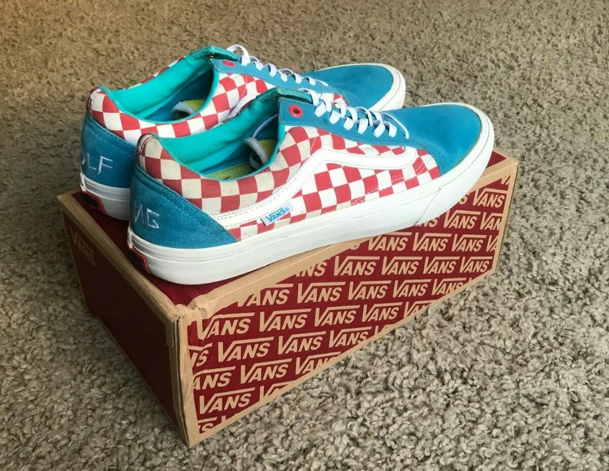 odd future vans checkered