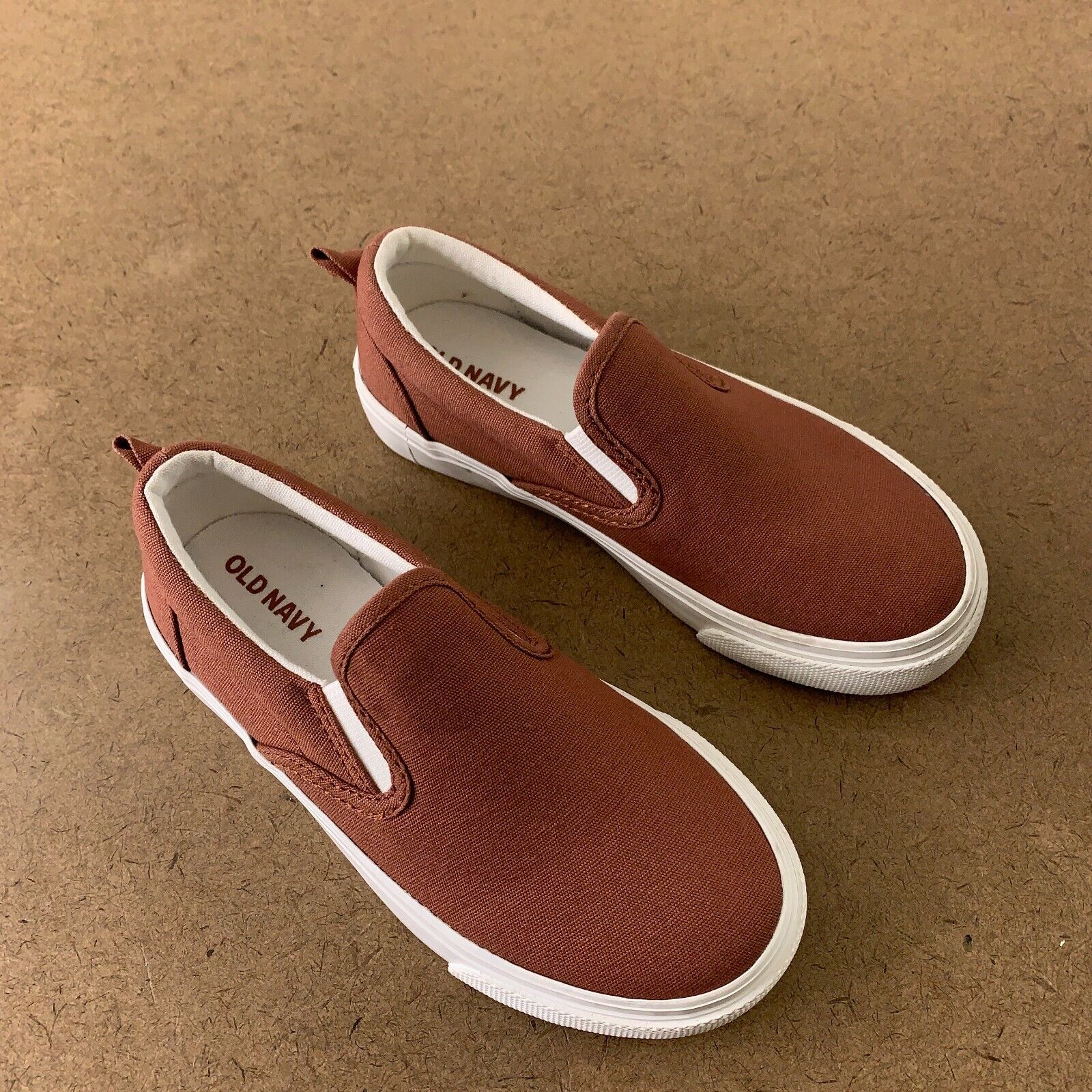 Old Navy Kids Shoe Size 12 Sedona Brown Gender-Neutral Canvas Slip-On  Sneakers | Ebay