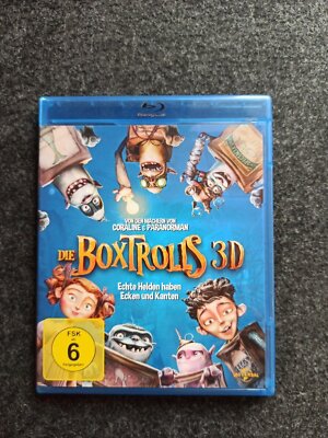 Die Boxtrolls 3D (Blu-ray 3D mit Vermietrecht) sehr guter Zustand !