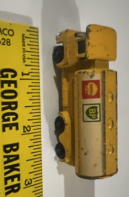#ad Vintage Husky Warrior Tanker 1964 Yellow $18.00
