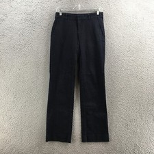 Banana Republic Trouser Pants Womens 2 Actual 30x31.5 Black Mid Rise Denim