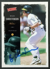 2000 Upper Deck ( VICTORY ) SIGNED: Ryan Christenson, ATHLETICS #31