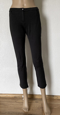 Weekend Max Mara Stoff Hose grau anthrazit | Größe S 36