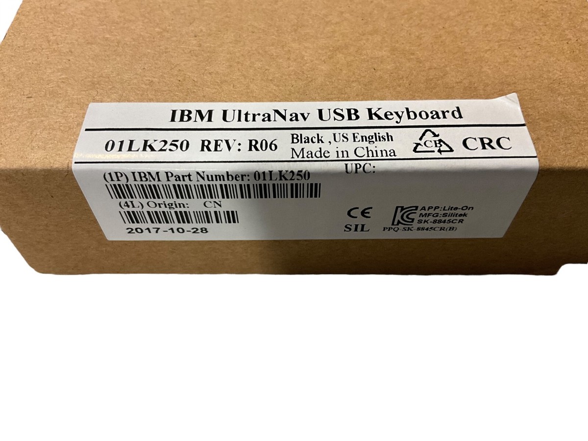 New Genuine Lenovo IBM SK-8845CR 01LK250 US ENGLISH ULTRANAV USB