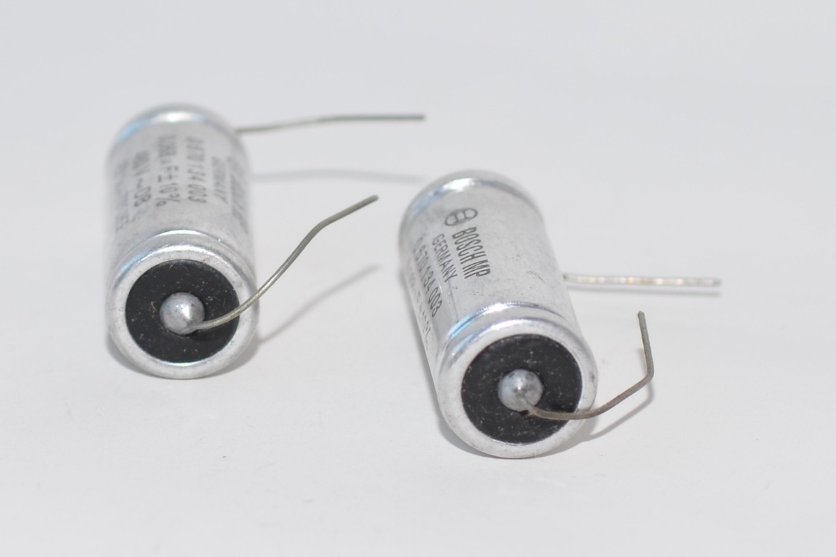 1970s: Matched Pair of Bosch MP Capacitor type 0670134003 1970s: Matched Pair of Bosch MP Capacitor type 0670134003